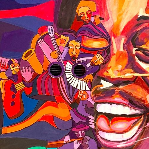 Murale #2 Soul Men (Solomon Burke, Wilson Pickett, James Carr, Eddie Hinton)