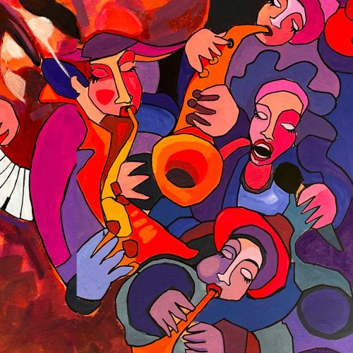Murale #2 Soul Men (Solomon Burke, Wilson Pickett, James Carr, Eddie Hinton)