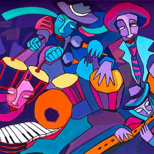 Murale #2 Soul Men (Solomon Burke, Wilson Pickett, James Carr, Eddie Hinton)