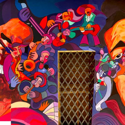Murale #2 Soul Men (Solomon Burke, Wilson Pickett, James Carr, Eddie Hinton)